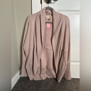 Wilfred Dusty Pink cocoon Cardigan| size small
